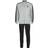 adidas Basic 3-Stripes French Terry Track Suit - Medium Grey Heather/Black