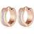 Elli Ohrringe Basic Creolen Creole Zirkonia Kristalle 925 Silber Rosegold 1011474190