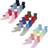 Esprit Unisex Kids Solid Mix Multipack Trainer Socks - Multicolor Blue Grey