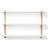 Gejst Nivo A Light Oak/White Wall Shelf 64cm