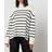 Anine Bing Courtney Striped Wool-Blend Jumper