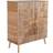 Dkd Home Decor 100 Golden Light brown MDF Sideboard
