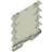 Weidmüller CH20M6 BP 4P-4P GY LF 1 1261516 Baselement stängt, för DIN-skena 6.1 x 110.7 Plast Grå 50 st