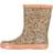 Wheat Alpha Printed Rubber Boot - Barely Beige Flowers