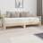 vidaXL Daybed Med Udtræk 2x 90 x 200 cm Massivt Fyrretræ Sofa 3 personers