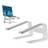ACT Aluminium laptopstativ AC8130