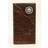 Ariat Caiman Floral Over Circle Rodeo Wallets - Brown