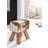 Wohnling Designer Skammel I Gedeskind 40 x 30 x 47 cm Fodskammel