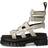 Dr. Martens Damen Ricki Nappa Lux Leder Gladiator Plateausandalen Kopfsteinpflaster-Grau in Cobblestone Grau, Größe: Cobblestone Grau