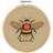 Dimensions embroidery kit 6" round-bee kind -72-76292