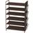 Simple Houseware 6-Tier Storage Organizer with Side Hanging Bag Bronze Shoe Rack