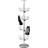 Household Essentials 4-Tier Revolving Tree 24 Pairs Shoe Rack