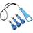 Mantona GoPro Screw Set Aluminium Blue