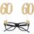Santex 60th Glitter Glasses