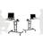 Hanah Home Laptopbord Glen Cats Flerfarvet Skrivebord
