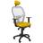 P&C Ergonomic Yellow with Headrest ALI100C Office Chair