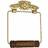 Renovators Supply Toilet Paper Holder Stand Wall Mount 5.8 in Cast Brass