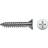 Celo Countersunk Metal Plate Screws 4.8 x 16 mm Set of 250 Units
