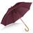 KiMood Automatic Open Wooden Handle Walking Umbrella