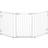 Pawhut 3-pannel Pet Safety Gate White