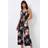 Roman Floral Print Cropped Leg Jumpsuit
