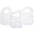 Aden + Anais White Organic Cotton Baby Bibs 3 Pack White One Size