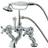 Kingston Brass Vintage Triple Handle Deck Polished Chrome