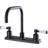 Kingston Brass FB2145DPL Paris 8-Inch Centerset Kitchen Faucet Brown, Bronze