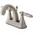 Kingston Brass KS7618GL 4 in Centerset Bathroom Faucet Brushed Nickel Bronze
