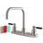 Kingston Brass FB2148DKL 8-Inch Centerset Kitchen Faucet Níquel Cepillado