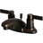 Kingston Brass FB8625NDL 4 in Centerset Bathroom Faucet Oil Rubbed Bronze Nickel, Bronze, Brown