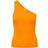 Gestuz Drew One Shoulder Top - Flame Orange