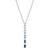 s.Oliver Y-Collier Women Set With Zirconia Synth - Blue