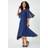 Roman Petite Chiffon Cape Midi Dress
