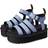 Dr. Martens Blaire Quad Pisa Leather Strap Platform Sandals - Zen Blue