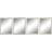 Dkd Home Decor 56 2 76 Crystal Grey Beige White polystyrene Wall Mirror