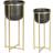 Dkd Home Decor planteredskaber 28,5 Gylden Dekorationsfigur