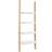 Dkd Home Decor 57 Natural White Bamboo MDF Book Shelf