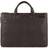 Piquadro Mens briefcase black ca4021b3 brown leather business laptop bag