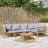 vidaXL 6 Loungeset, Bord inkl. 2 Stolar