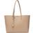 Saint Laurent Womens Dark Beige Logo-print Leather Tote bag