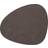 Lind DNA Nupo Curve L Bordstablett Brun (44x37cm)
