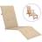 vidaXL liggestol Stolehynde Beige