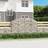 vidaXL Gabion bågformad 200x30x120/140 galvaniserat järn