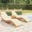 vidaXL Sun Loungers 2 Cream