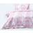 Homescapes Single, French Toile Patterned Thread Count Duvet Cover Pink