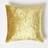 Homescapes Mustard Cushion Cover Gold, Yellow