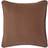 Homescapes Rajput Ribbed Cushion Cover Complete Decoration Pillows Brown