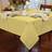 Alan Symonds Classic Store Alan Gingham Tablecloth Yellow