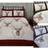 Rapport Angus Stag Double Checked Duvet Cover Grey, Silver
